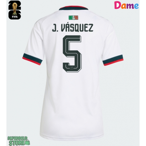 Mexico Johan Vasquez #5 Replika Udebanetrøje Dame VM 2026 Kortærmet